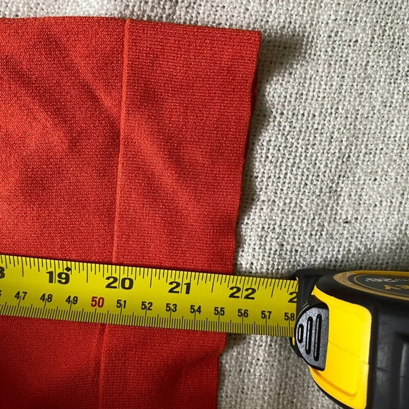 JAMIE Sadock Lightweight Knit Golf Polo  Tank Top Size M Orange - Picture 9 of 9